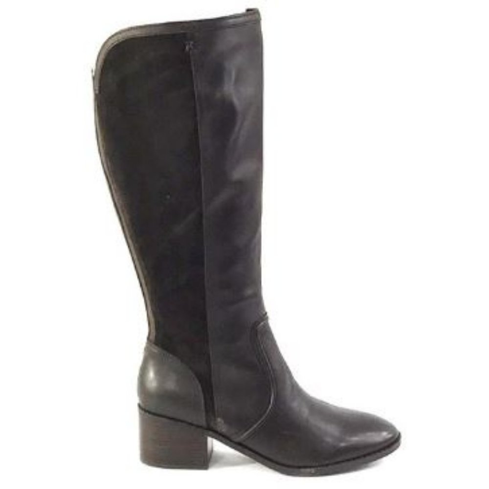 Marc Fisher Wide Calf Leather Tall Shaft Boots - Picture 5 of 11